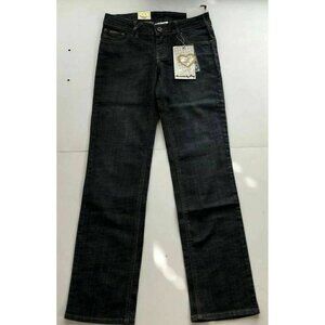 Luxirie By LRG Womens Denim Dark Mid Rise Straight